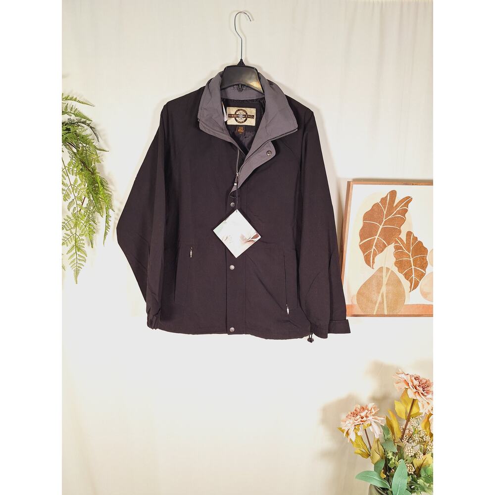 North End All Climate Wear Men's Black Softshell Windbreaker Jacket Small
